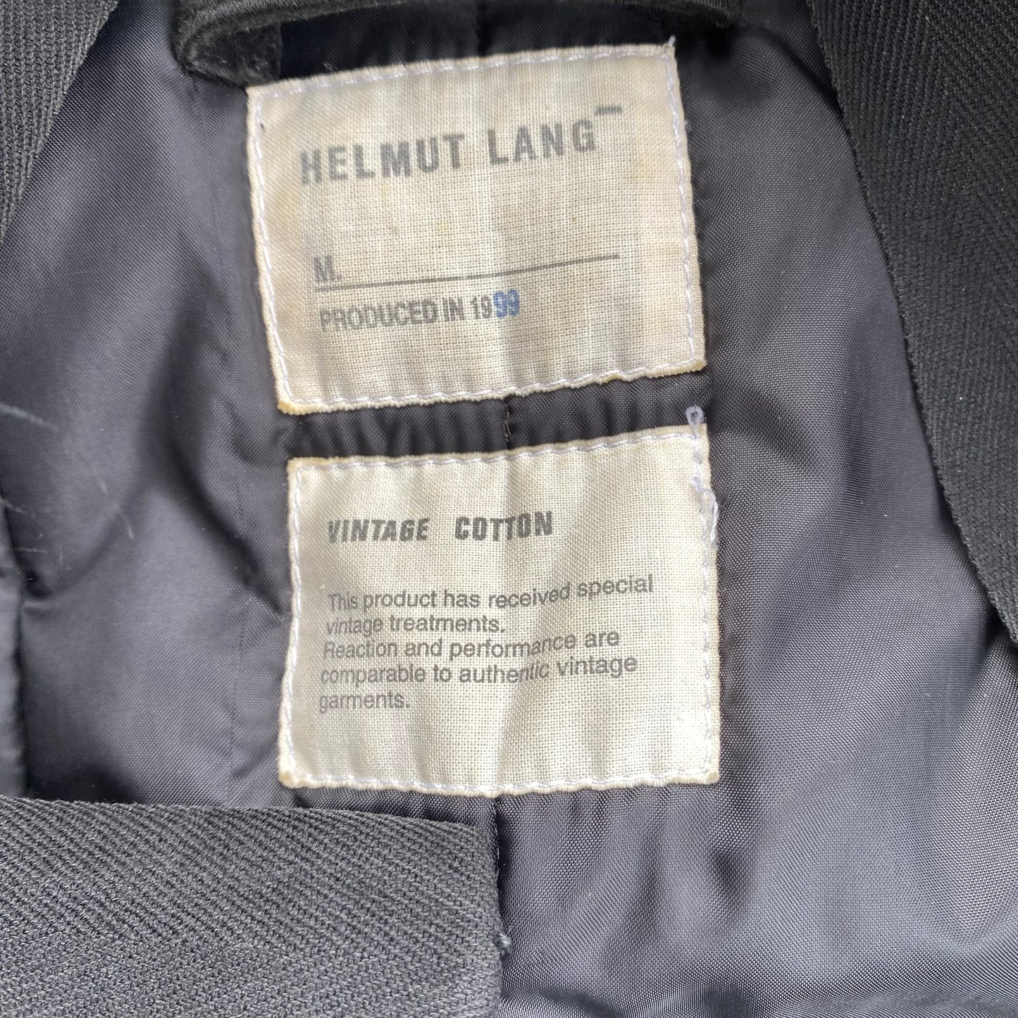 Helmut Lang A/W 1999 Moleskin Astro Biker Jacket