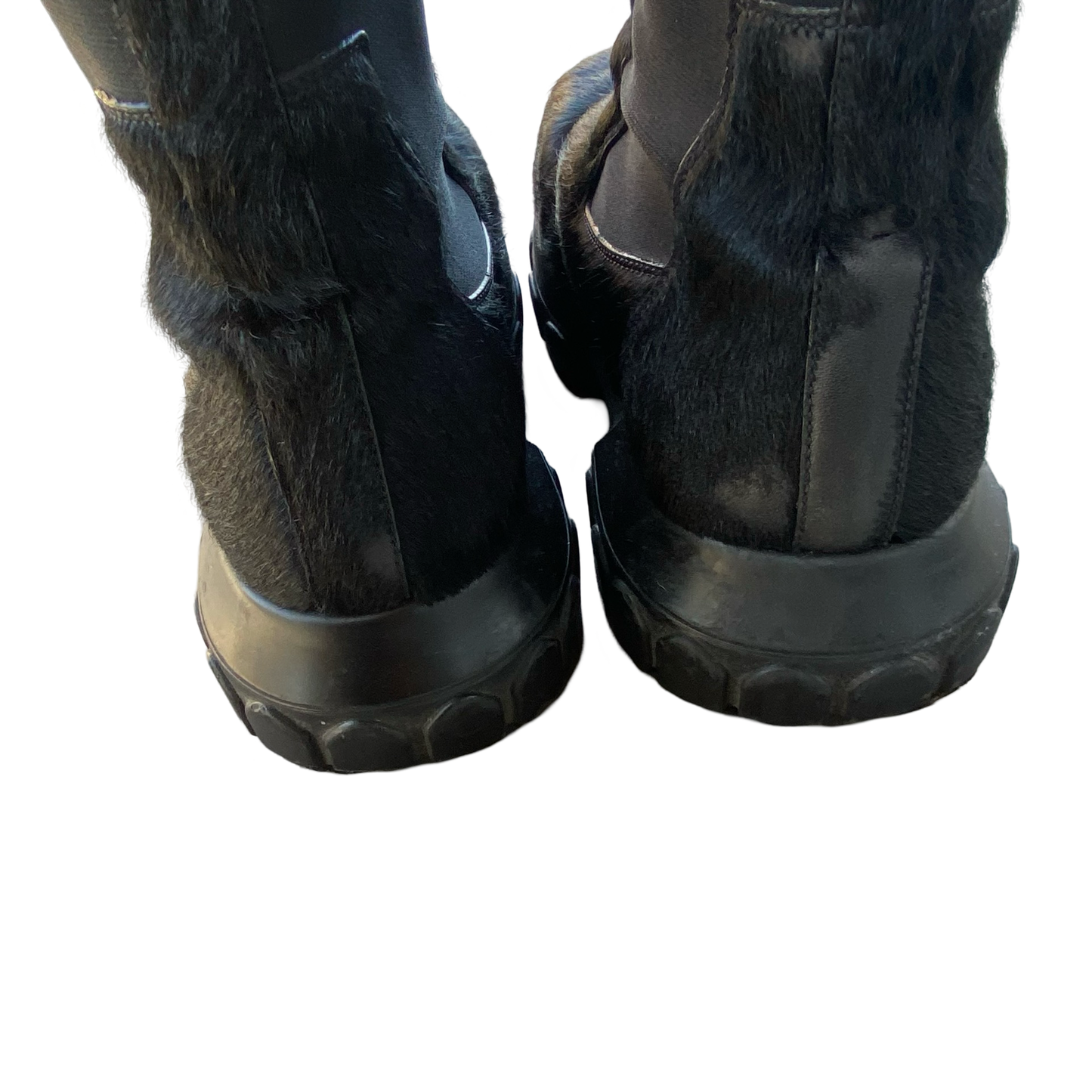 Rick Owens A/W 2021 Pony Hair Bozo Boots