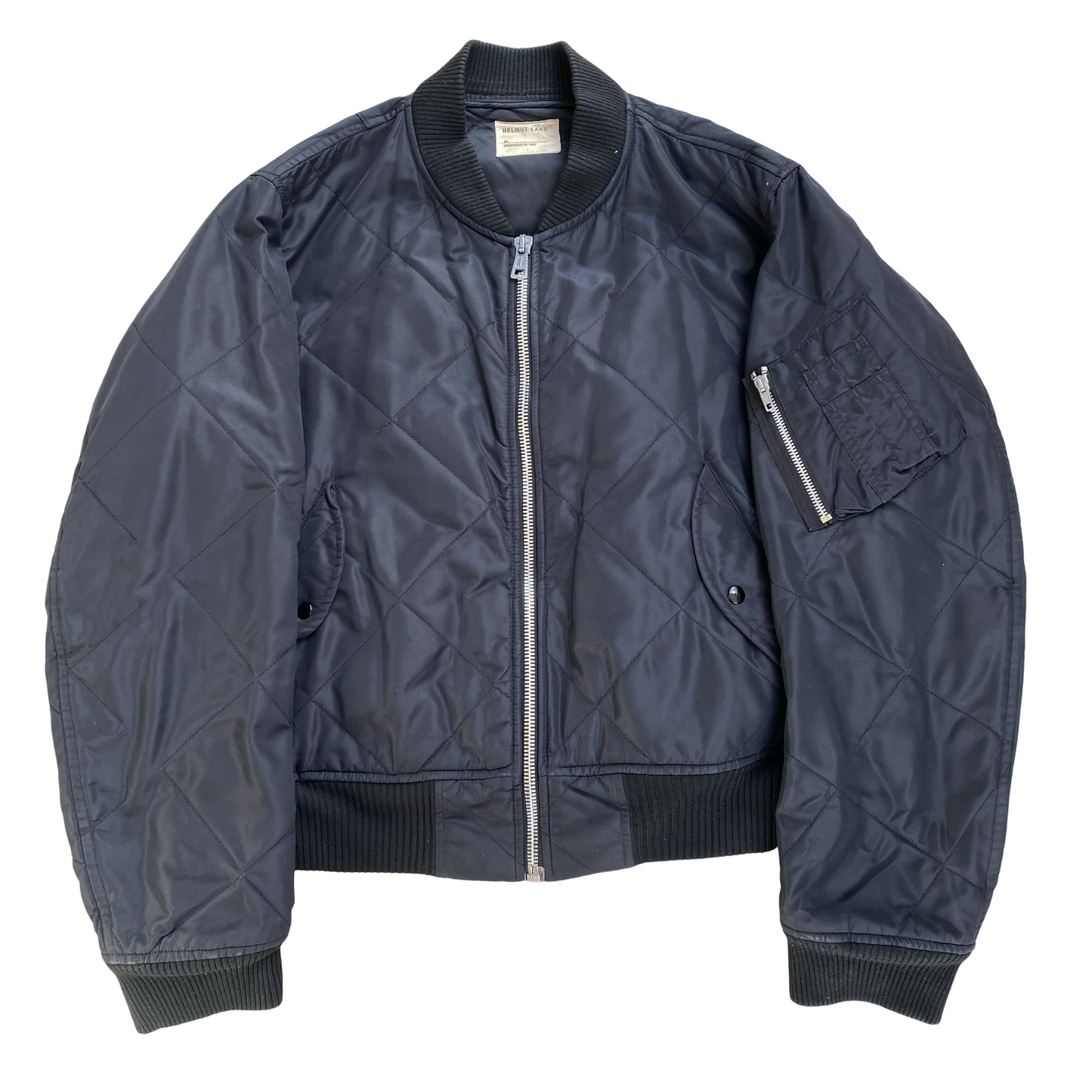 Helmut Lang A/W 1997 Quilted Bomber Jacket