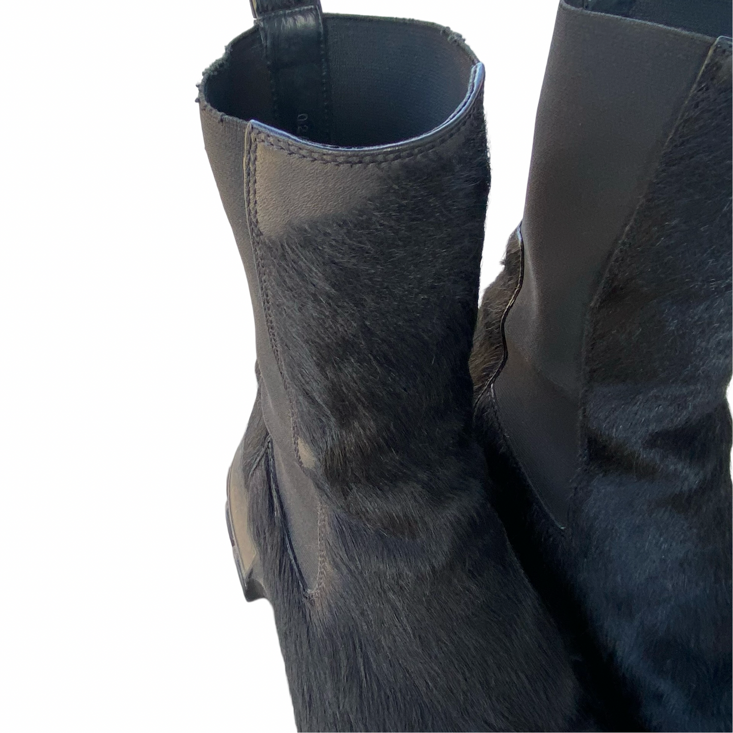 Rick Owens A/W 2021 Pony Hair Bozo Boots