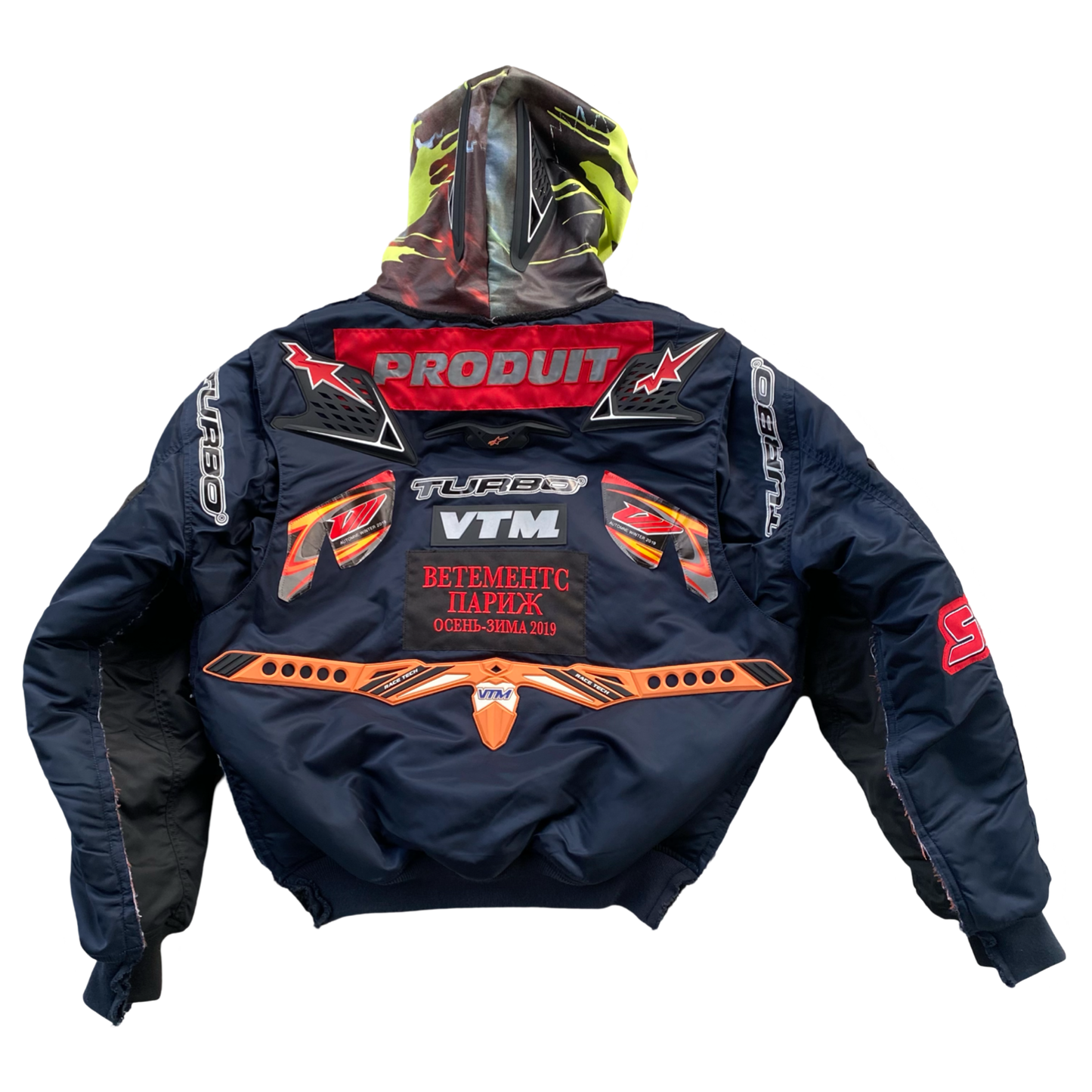 Vetements A/W 2018 Moto Racing Bomber Jacket